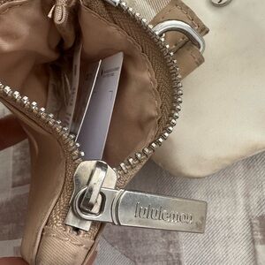 Lululemon Beige Dual Pouch Wristlet